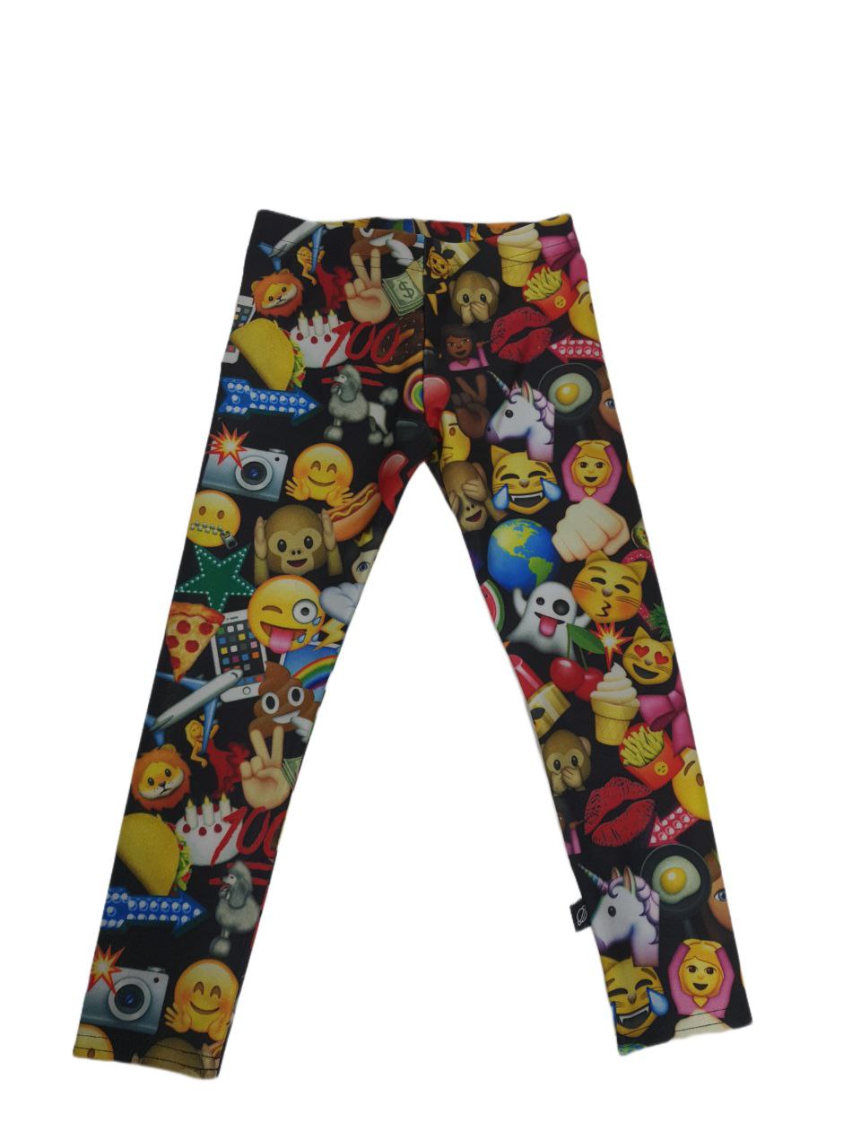 TEREZ Girl's Black All Big Emoji Leggings #403935 NWT | eBay